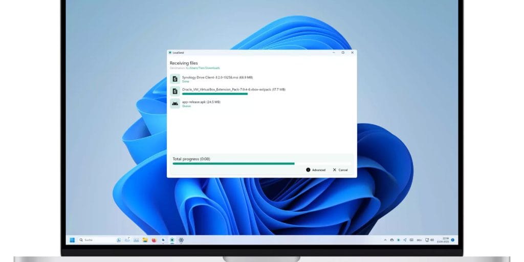 Aplikacija Localsend