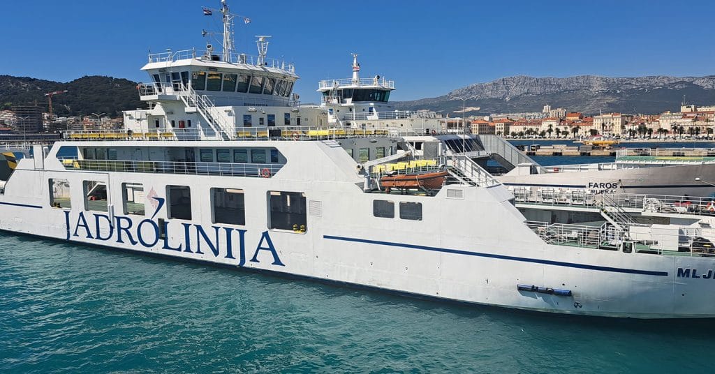 Trajekt Mljet, Luka Split